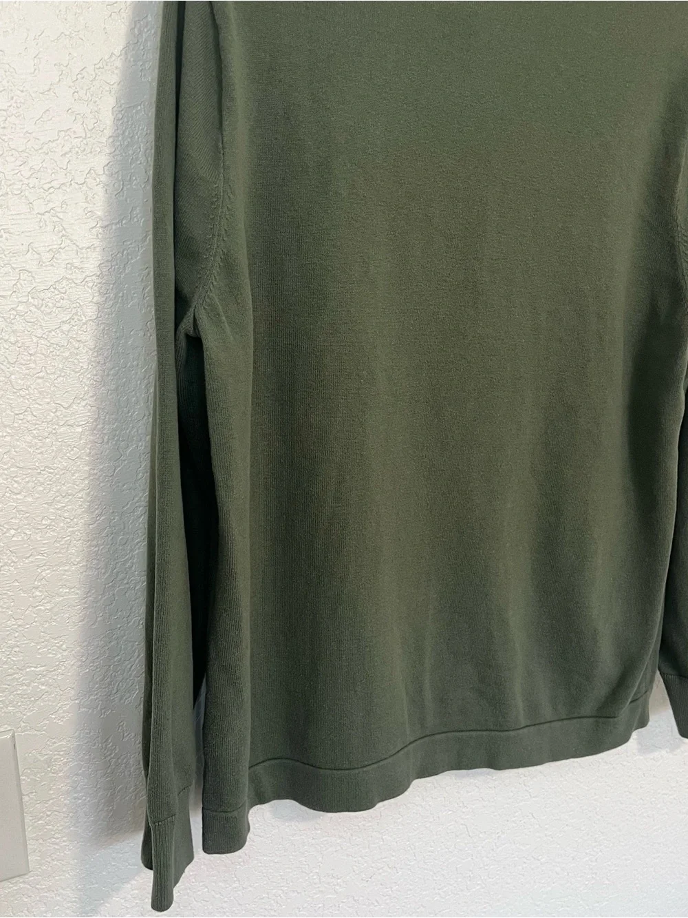J. Crew Men's Crewneck Sweater in Olive